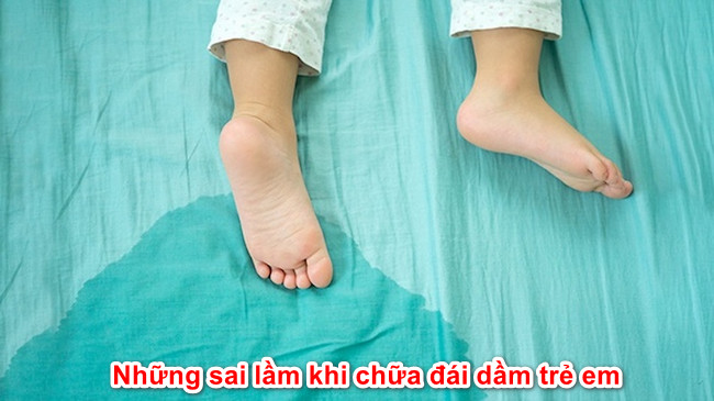sai lam khi chua dai dam o tre em